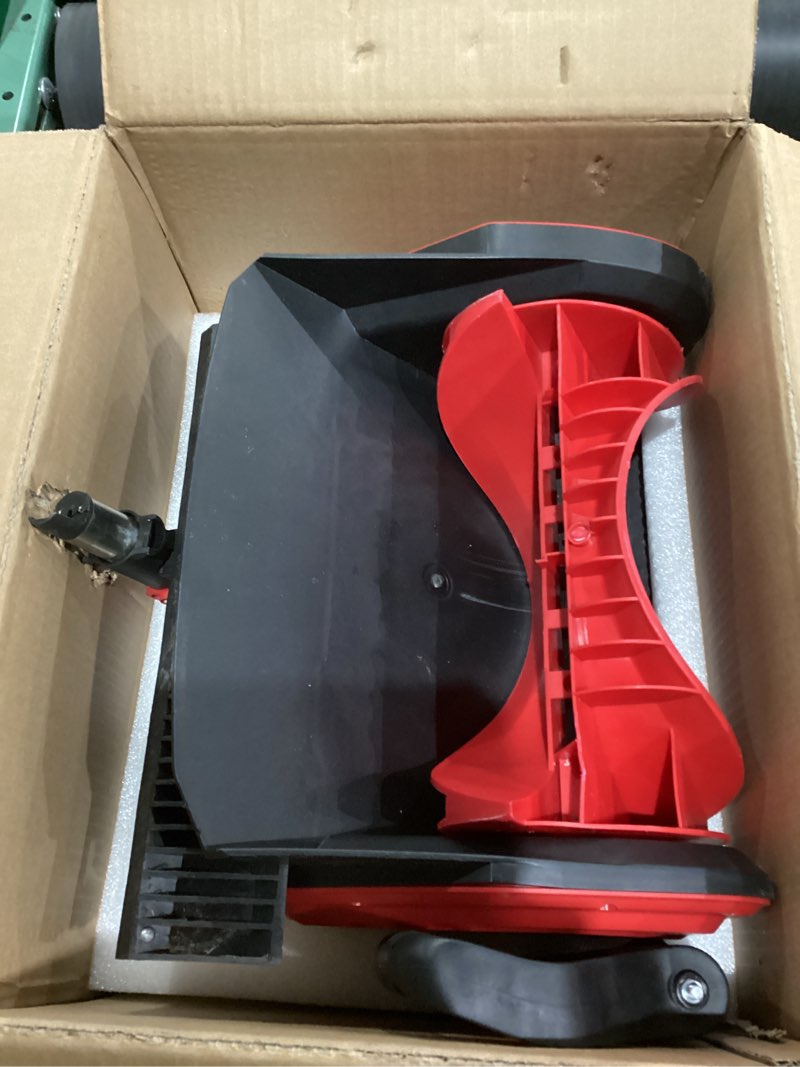 Condition photo showing As Is for Electric Snow Shovel for Milwaukee M18 18V Battery, 11" Brushless Snow Blower with Adjustable Handle, Max 26 FT Snow Thrower, Cordless Snow Shovel M18 for Driveway, Sidewalk, Patio, Deck (No Battery) Compatible with Milwaukee Battery
