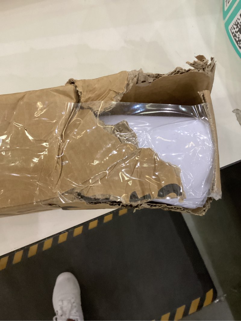 Condition photo showing New/Like New for Kate Seamless Paper Backdrop for Photography Solid White Photo Backdrop Paper (53''x32.8' Arctic White) 53'' x 32.8' Arctic White