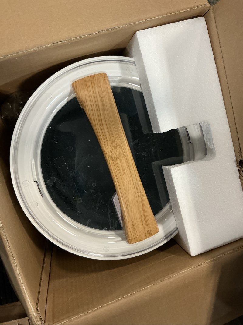 Condition photo showing As Is for Towel Warmer Luxury Heated Bucket – Bluetooth Speaker, Ambient Light & Auto Shut Off – Fits Two 40"x70" Towels, Bathrobes, Blankets – Great Gift Idea