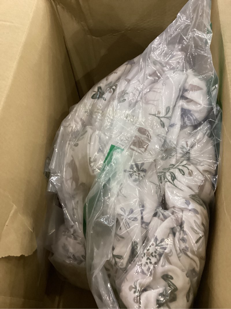 Condition photo showing Good Condition for Sleep Philosophy True North 100% Cotton Flannel Sheets King Size, Cozy Flannel Sheet Set Brushed for Extra Softness, Heavyweight Novelty Print Warm Flannel Bedding Set, Tan Woodland Winter 4 Piece Tan Woodland Winter King