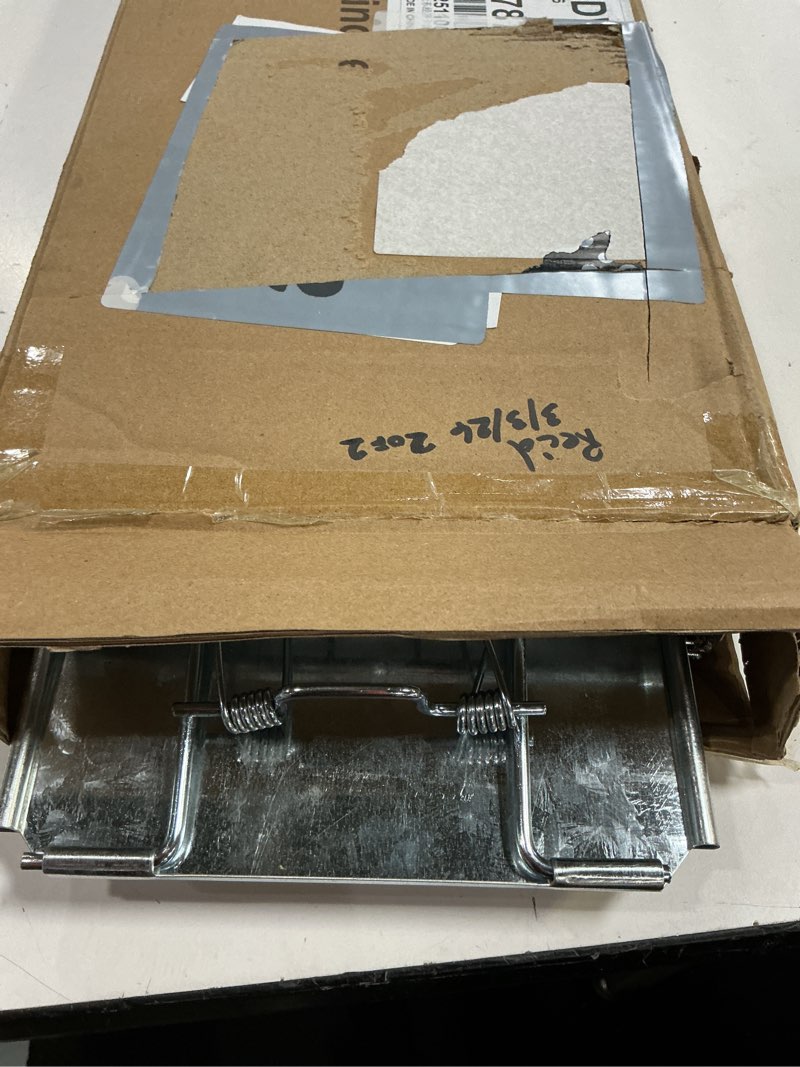 Condition photo showing As Is for 24" humane cat trap for stray cats, collapsible live animal cage for feral kittens, possum, raccoon, rabbit, armadillo trap catch and release by lifesupplyusa 24 x 7 x 7 (collapsible)