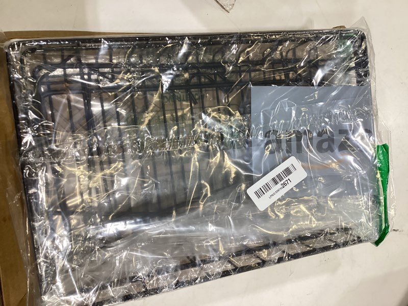 Condition photo showing Good Condition for sakugi fruit basket for kitchen counter - 2-tier fruit bowl with removable banana hanger & handles, rustproof fruit holder for kitchen, living room, bathroom, 13.4"×8.7"×11.7", black black 2t large
