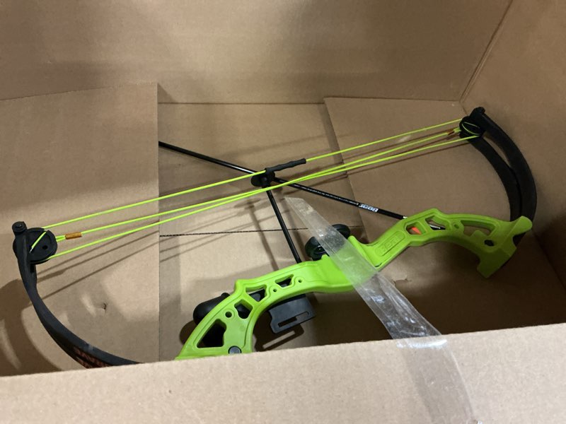 Condition photo showing Good Condition for Bear Archery Brave Bow Set for Youth, Recommended Ages 8-12, Right Handed, Continuous Draw Weight Up to 25 lb., Continuous Draw Length Up to 19.5-inches