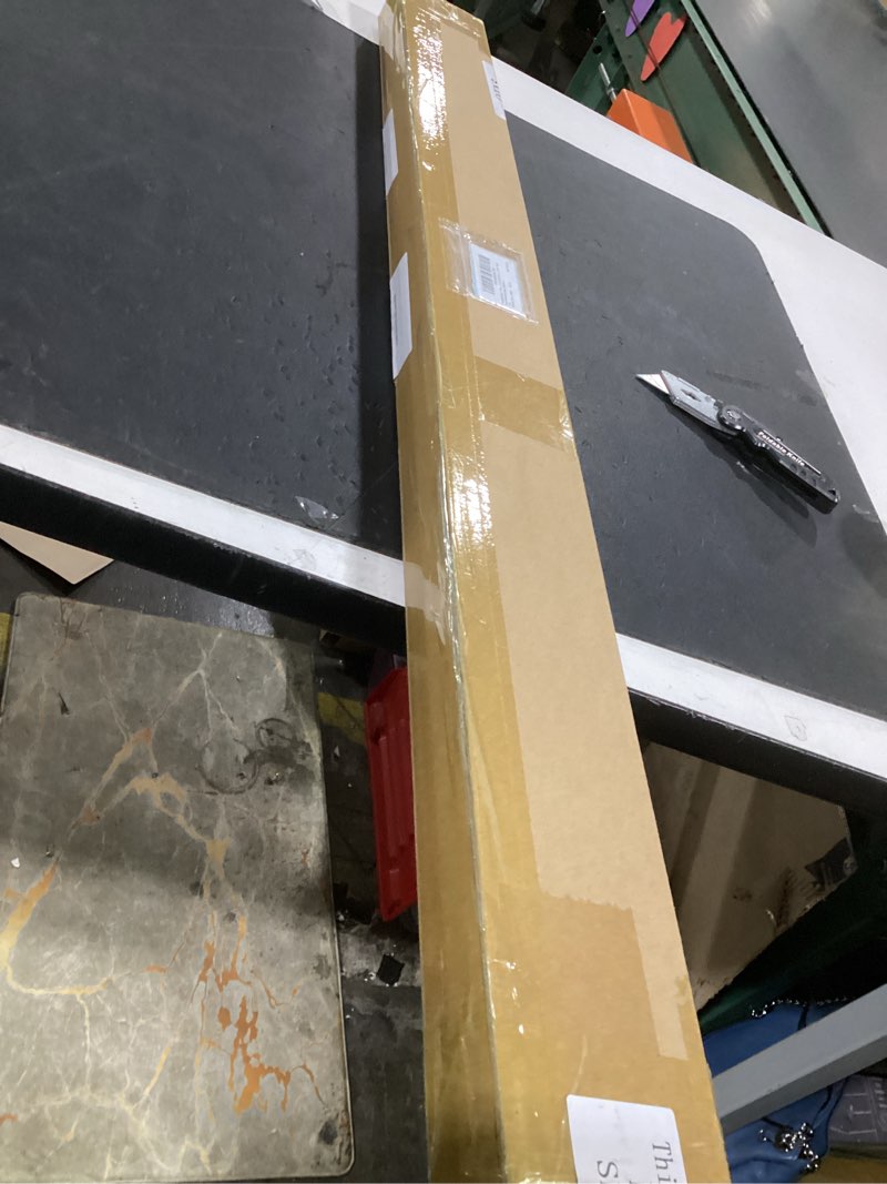 Condition photo showing New/Like New for 1 pack 1" x 35.5" storm door sweep replacement bottom sweep aluminum expander for 1" thickness security storm door weatherstripping(black) 35.5" black 1