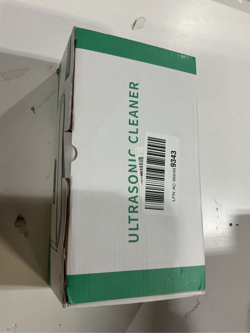 Condition photo showing New/Like New for ultrasonic jewelry cleaner,49khz ultrasonic jewelry,glasses,rings,watch bands cleaner,3 modes with digital timer,22oz(650ml),304 stainless steel water tank