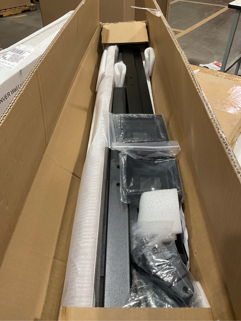 Condition photo showing As Is for 4 Step Handrails for Outdoor Steps, Indoor Stairs Railing Mild Steel Metal Hand Rails for Porch, Exterior Concrete Steps, Wooden Stairs Fit 1 to 4 Steps Wood Grain Design with Installation Kit 4 Steps Imitation Wood Grain