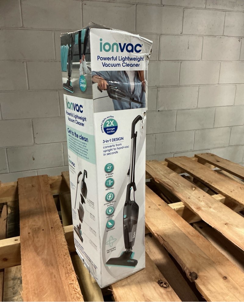 Condition photo showing Good Condition for ionvac zipvac corded stick vacuum, multi-surface 3-in-1 upright/handheld vacuum cleaner, model #8842