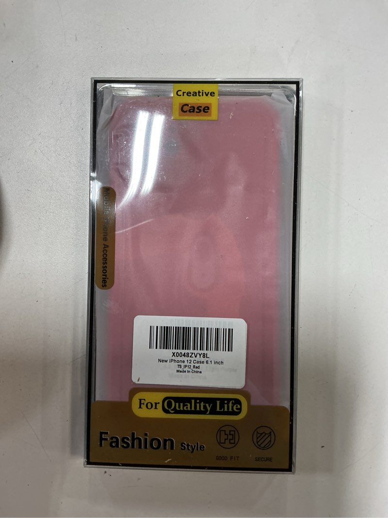 Condition photo showing New/Like New for COOLQO Magnetic for iPhone 12 Case, Dual Layer Matte Scratch-Resistant, Red
