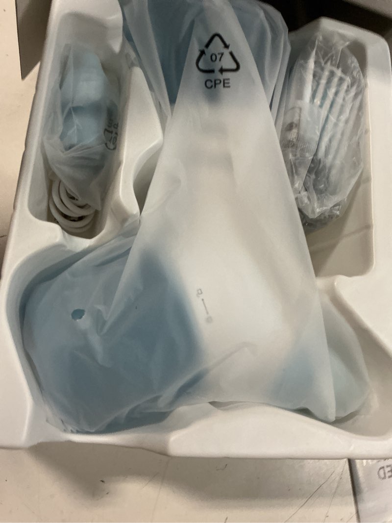 Condition photo showing New/Like New for nasal irrigation system, electric sinus rinse machine with 30 salt packets, dual water tank self-cleaning and automatic waste collection, nasal washer for congestion & sinus care (large)