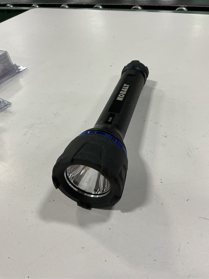 Condition photo showing As Is for Kobalt 1500 Lumen LED Flashlight