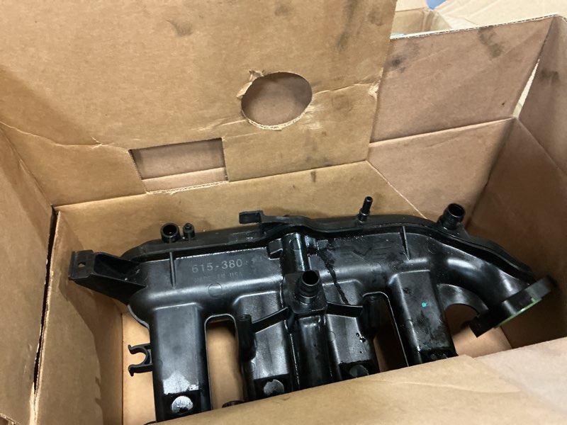 Condition photo showing As Is for Dorman 615-380KIT Intake Manifold and Valve Cover Kit Compatible with Select Buick/Chevrolet Models (OE FIX)