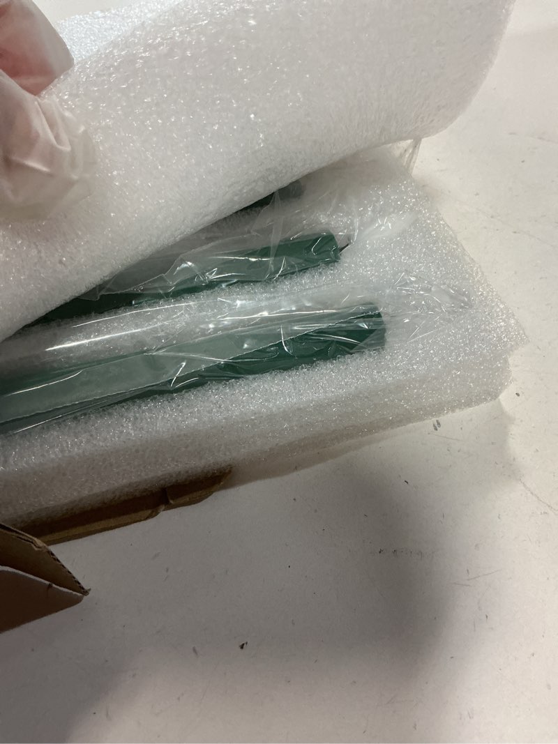 Condition photo showing Good Condition for Eywamage Dark Green Flameless Taper Candles with Remote, Flickering Battery Operated LED Wax Candlesticks Set of 6