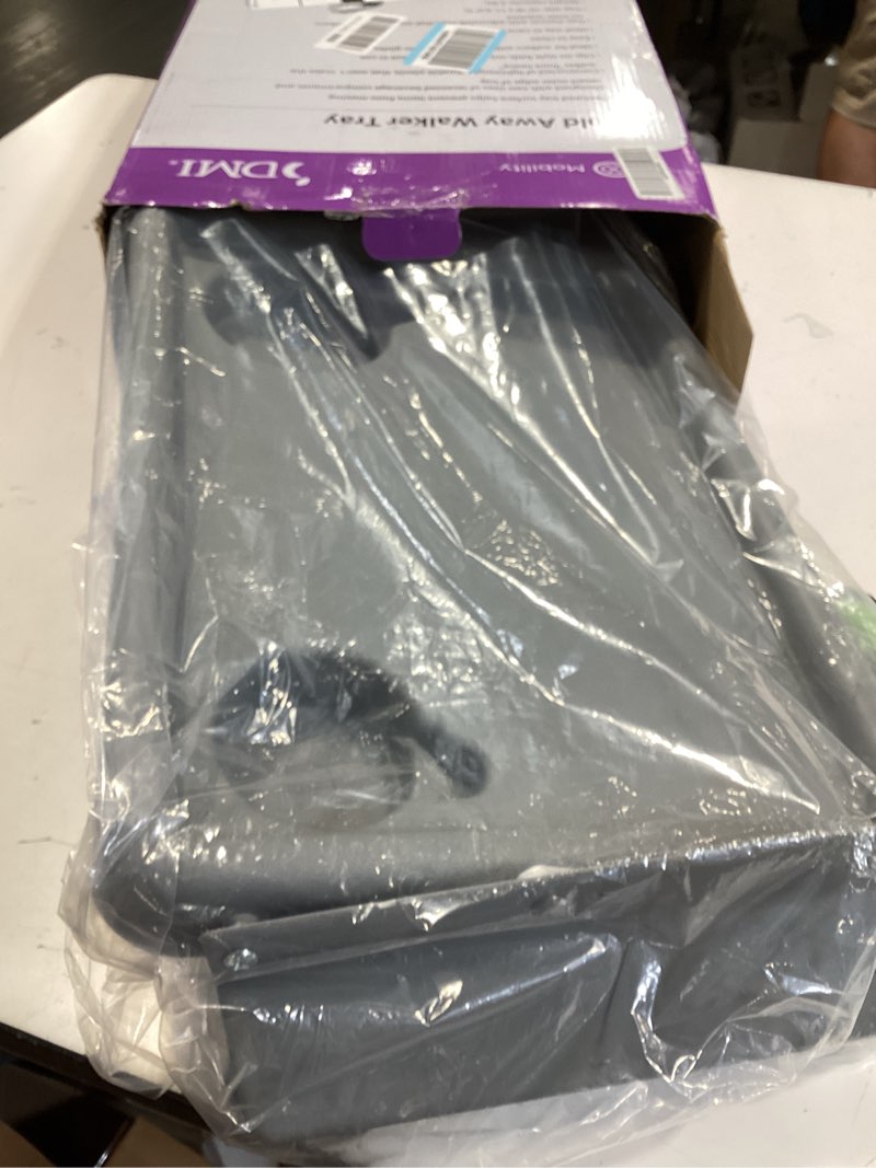 Condition photo showing Good Condition for dmi walker tray, rollator tray, mobility and walker accessory tray table fits most standard walkers, folding with two cup holders and tool free assembly, 16 x 11.8 inch gray 1 count (pack of 1)