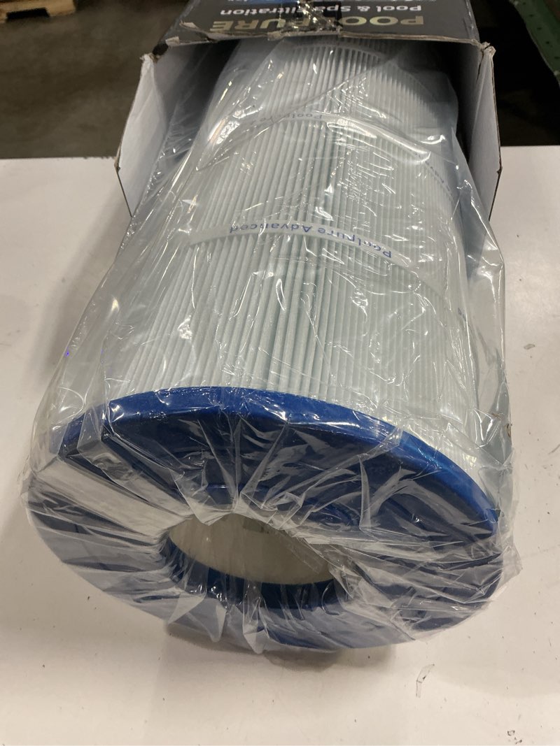 Condition photo showing New/Like New for poolpure plf120a pool filter replaces hayward c1200, cx1200re, pleatco pa120, ultra-b2, unicel c-8412, filbur fc-1293, clearwater ii 125, waterway pro clean pccf-125, l x od:23 1/4" x 8 15/16" 1 pack