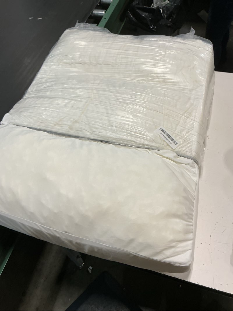Condition photo showing As Is for sieral couch cushion support 27" x 24" sofa cushion support for sagging couch seat sofa replacement high density foam double-layer insert pads under sag repair cushions for sectional loveseat chair