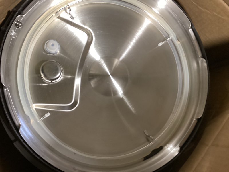 Condition photo showing Good Condition for Our Place Dream Cooker | 6-quart Multicooker | 4 Versatile Modes | Pressure Cook, Slow Cook, Sear & Saute, Keep Warm | Hands-Free Steam Release | Tailored Control Panel | Char