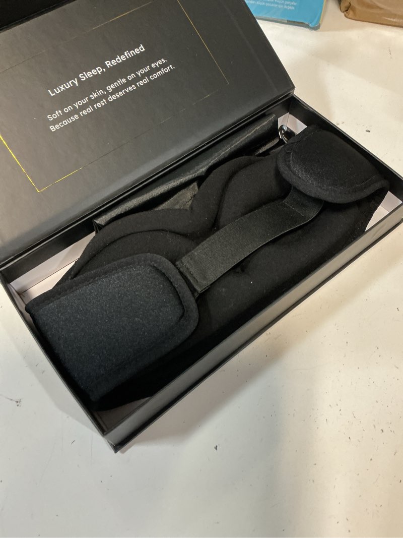 Condition photo showing Good Condition for musicozy sleep mask bluetooth headphones eye masks for sleeping headphone | 3d wireless eyemasks for side sleepers, 14-hour playtime, ultra-soft breathable, ultra-thin stereo speakers for women men classic black