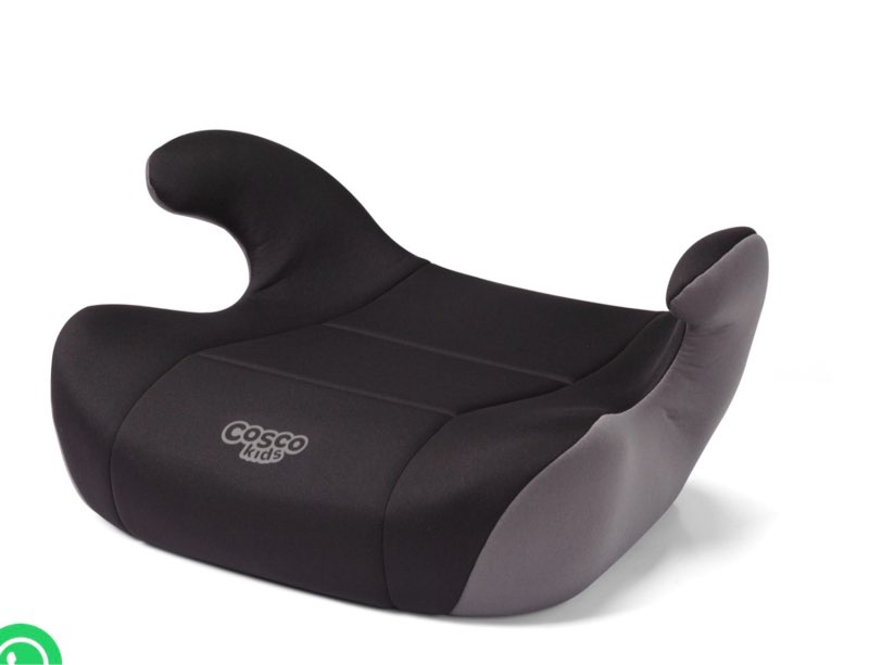 asiento booster para carro cosco kids rise lx color fossil black