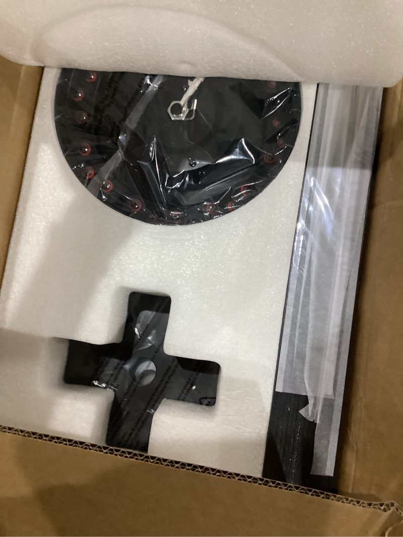 Condition photo showing Good Condition for BayDay 52 inch Ceiling Fans with Lights, Black Ceiling Fan with Remote APP, Dual-Sided Modern/Rustic 6 Blades, Reversible, 3CCT, Flush Mount Low Profile Ceiling Fan with Lights Bedroom Kitchen Indoor 52 inch Black-Flush Mount