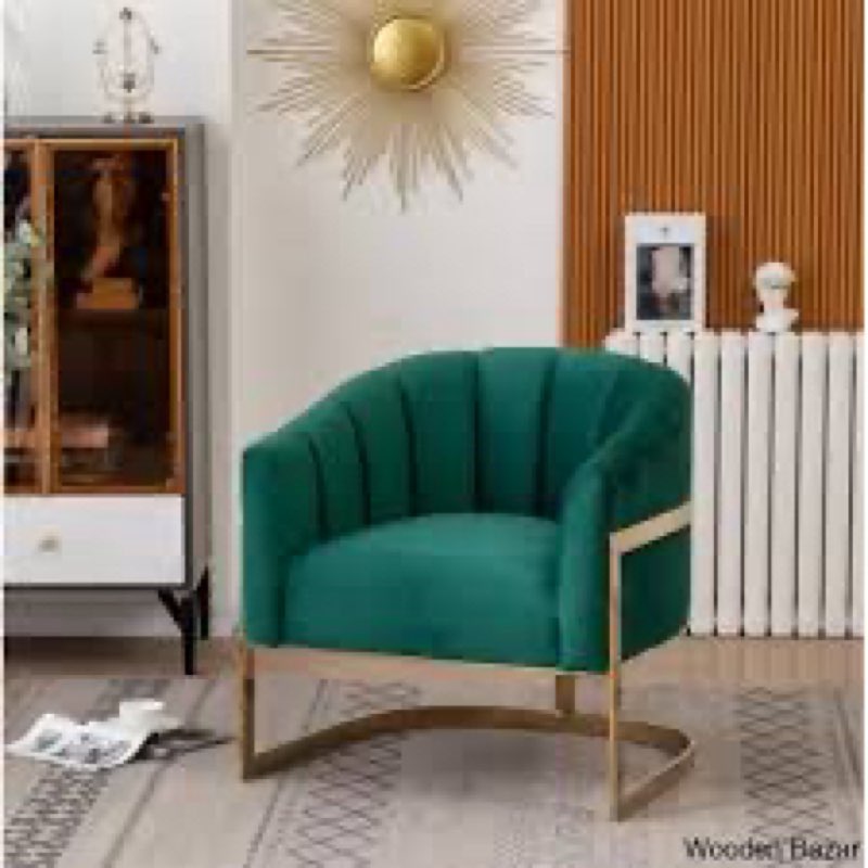 ( only one ) Romy 30 W Tufted Upholstered Barrel