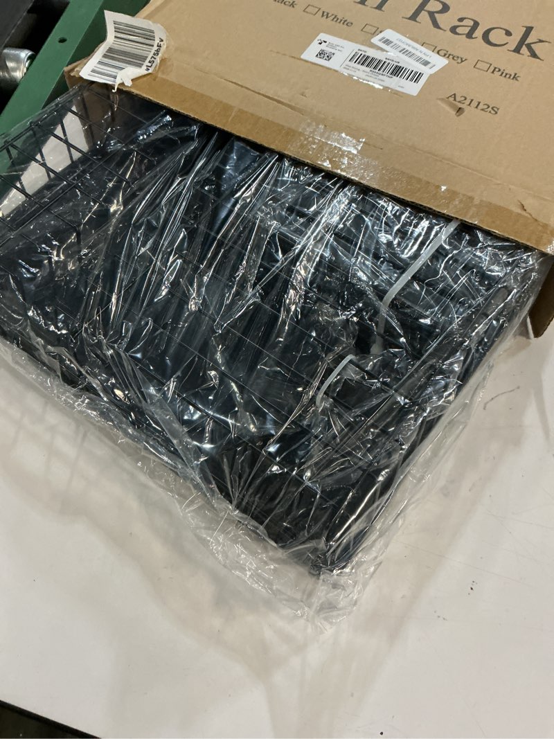 Condition photo showing Good Condition for SNTD Dish Drying Rack - Small Dish Rack for Kitchen Counter, Stainless Steel Dish Drainer with Utensil Holder and Drainboard, 11" W x 15" L (Black)