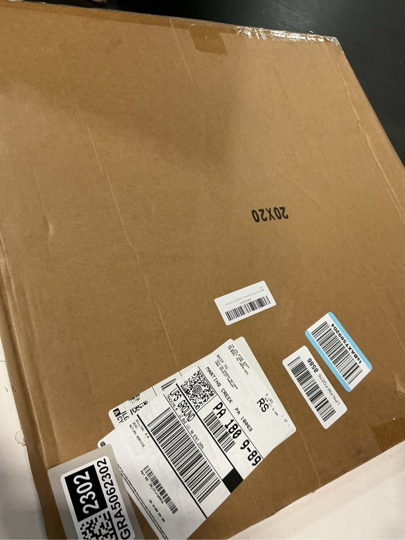 Condition photo showing Good Condition for pealsn 20x20 picture frame, display pictures 16 x 16 with mat or 20 x 20 without mat for wall mounting display, poster frames, black black 20x20