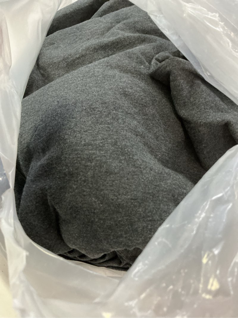 Condition photo showing Good Condition for queen cotton jersey sheet set heather charcoal - threshold™: 4-piece, 100% cotton, oeko-tex certified