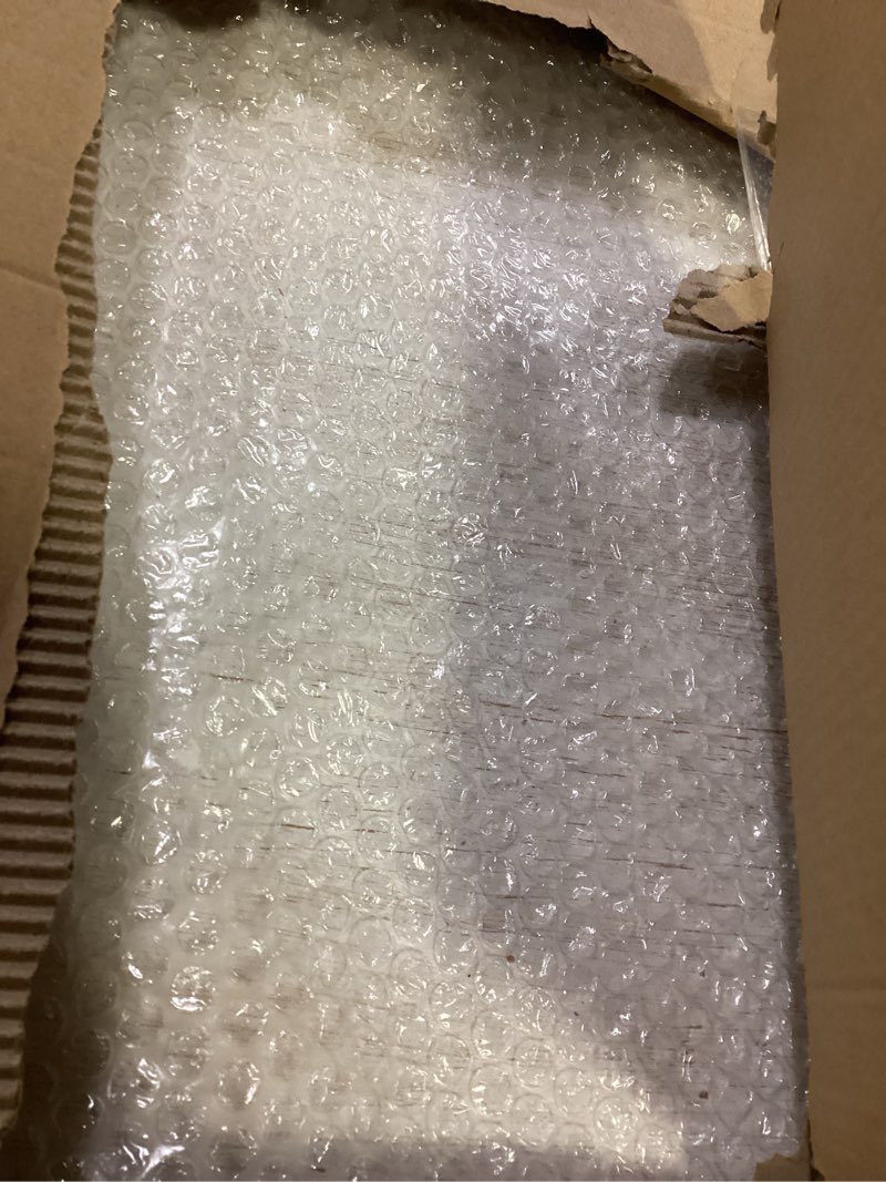 Condition photo showing New/Like New for Similar Hanobe Square Large Ottoman Tray: Extra Large Serving Wooden Trays Rustic Decorative Tray for Ottoman Coffee Table with Handles for Living Room Brown 21\" x 21\" x 2\" Brown