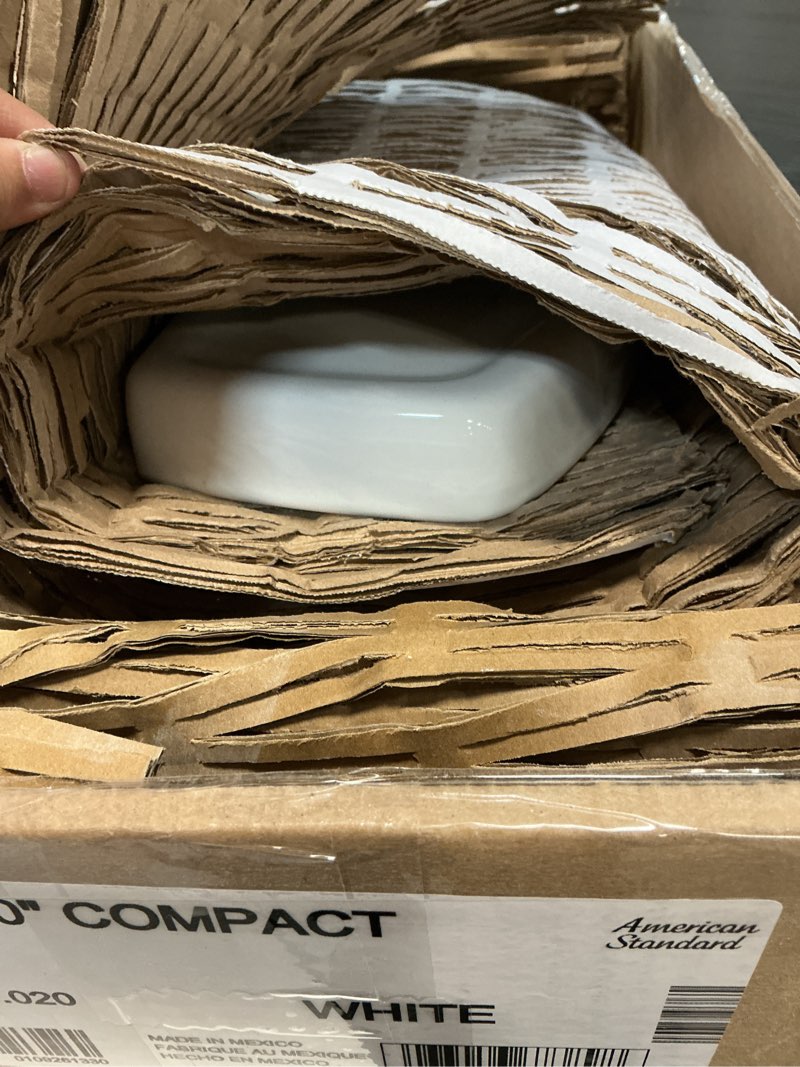Condition photo showing New/Like New for american standard 735122-400.020 cadet 3 toilet tank cover, 10-in, white cadet 10 in
