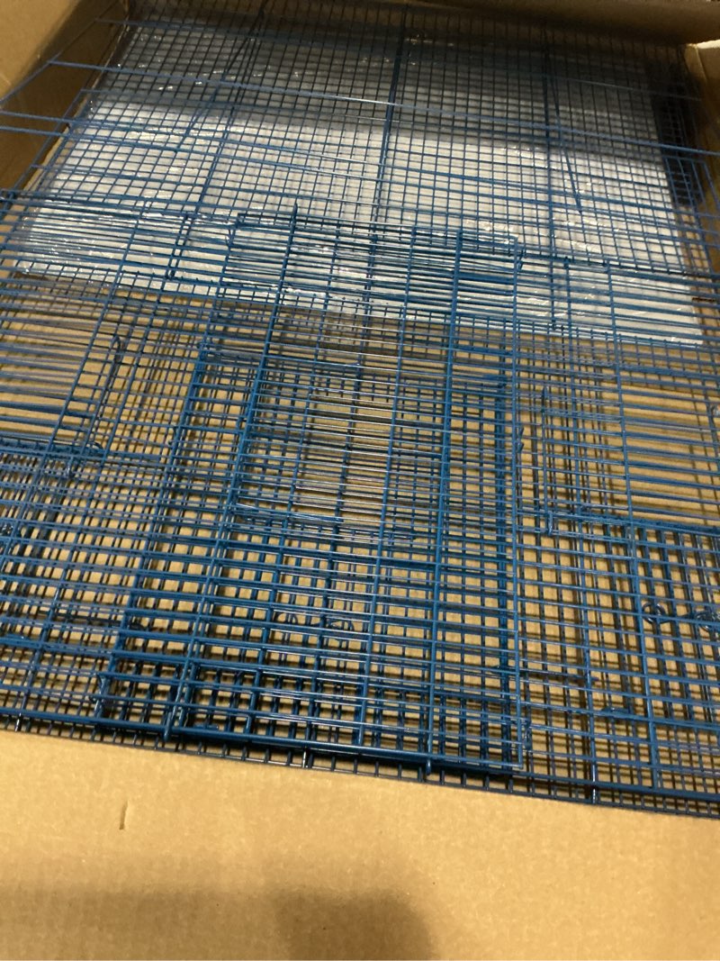 Condition photo showing New/Like New for (Blue and white )Mcage Aviary Breeding Bird Finch Parakeet Finch Flight Cage 24\" x 16\" x 16\" Blue
