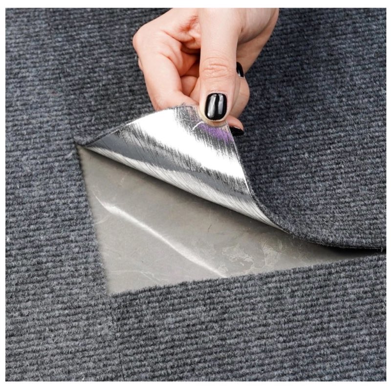 24" x 24" Carpet Tiles Peel and Stick, Non-Slip Squares Carpet Floor Tile, Easy DIY Install, Self Ad