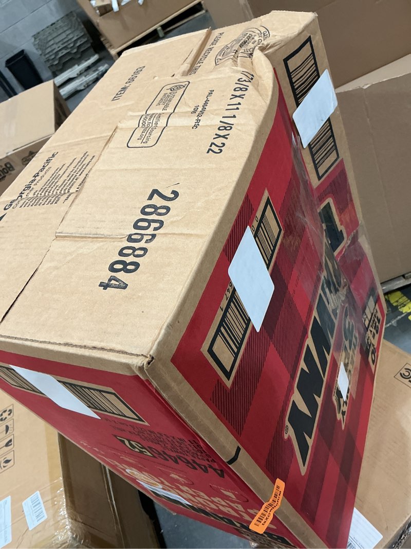 Condition photo showing New/Like New for brawny tear-a-square 3-ply paper towels, 12 xl family rolls = 30 regular rolls, strong, absorbent, and durable with 3 sheet sizes (quarter, half, full) family 12 xl family rolls
