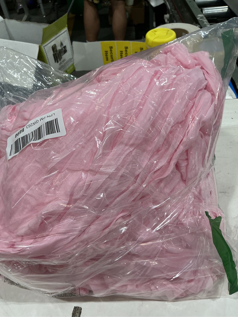 Condition photo showing New/Like New for wokceer 12pack pink cheesecloth table runner 10ft boho gauze spring easter cheese cloth table runner for party rustic sheer runners for baby bridal shower wedding christmas 12 pack blushing pink