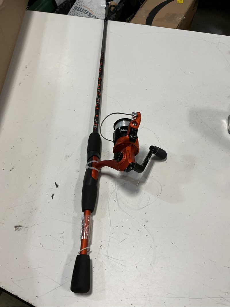 Condition photo showing As Is for shakespeare amphibian spinning combo amphibian orange