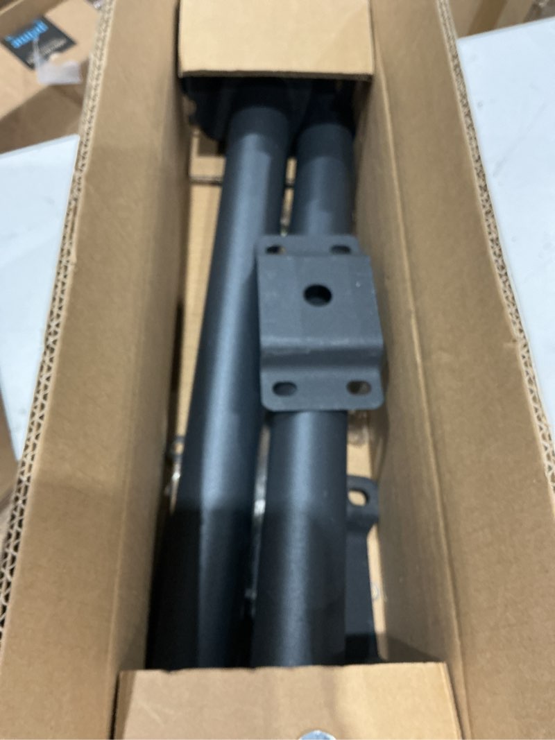 Condition photo showing As Is for light pole mount, 20" solar lighting mounting bracket extension pole kitfor solar street light, lights fixture antenna adaptor outdoor arm for street light, wall mounted tire, barn lamp, post tree