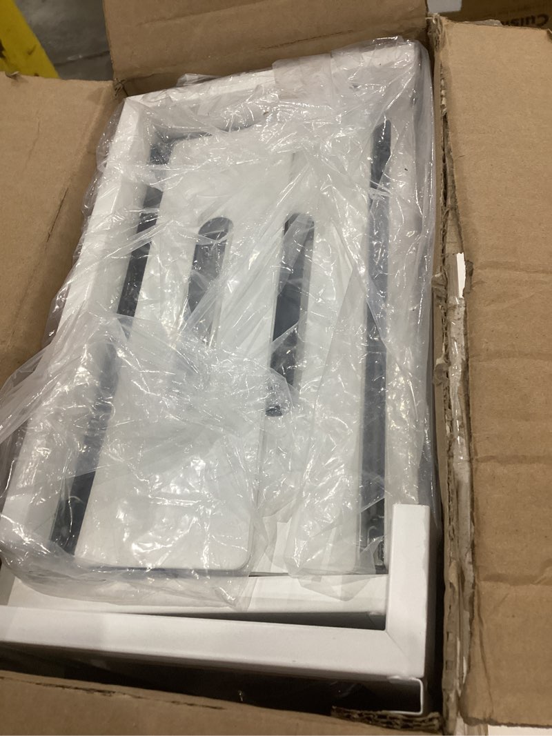 Condition photo showing Good Condition for under sink organizer upgrade to professional rails,2-tier dual pull out cabinet storage,height adjustable slide out drawers for bathroom kitchen,2 pack-18.5"dx12.8"-16.9"h,white 2 pack-18.5"dx12.8"-16.9"h white