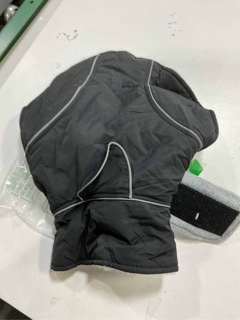 Condition photo showing Good Condition for Lelepet Warm Dog Coat Reflective Dog Fleece Vest Waterproof Jacket Windproof Winter Cold Weather Coats with Adjustable Buckle Jackets for Dogs, Black, M M Black