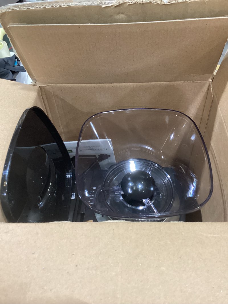 Condition photo showing As Is for Cuisinart Coffee Grinder, Electric One-Touch Automatic Burr Coffee Grinder with 18-Position Grind Selector, Cup Size Selector for 4 – 18 Cups, DBM-8P1, Black Stainless Burr Mill Stainless Steel