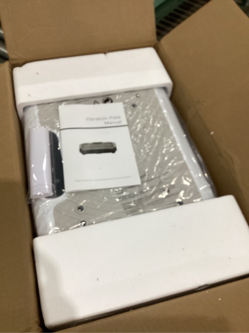 Condition photo showing New/Like New for Vibration Plate Exercise Machine Weight Loss, Full Body Workout Vibration Plate Lymphatic Drainage, 199 Adjustable Speeds Power Shaping Vibrating Plate 450 Lbs Capacity Fitness Platform White