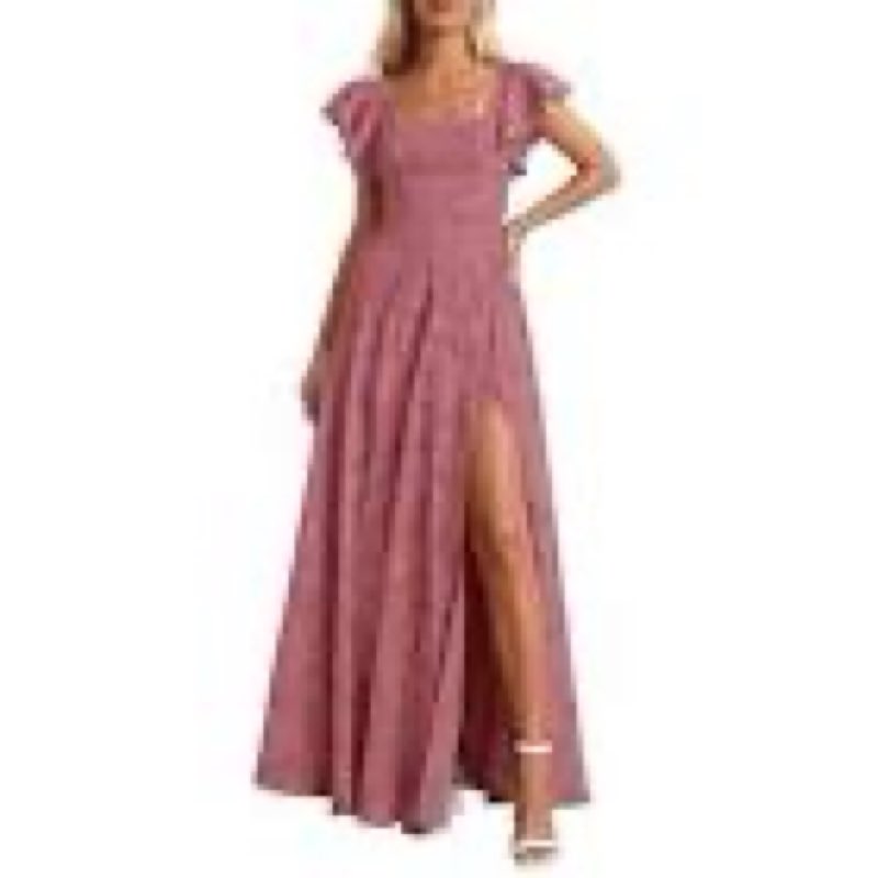 kirundo cocktail dresses for women elegant wedding guest summer formal maxi lace floral slit prom pa