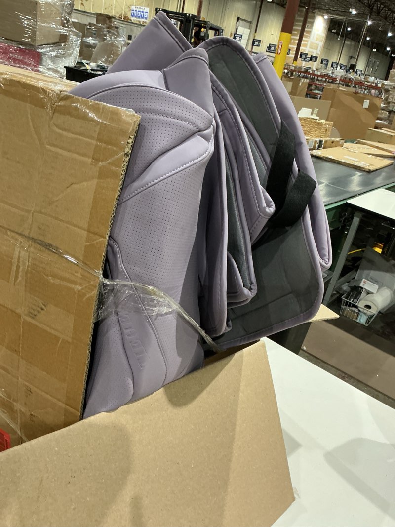 Condition photo showing Good Condition for tiehesyt car seat covers full set, breathable leather automotive front and rear seat covers & headrest for reduce the driving fatigue, compatible with most vehicles, cars (black&red, front pair) black&red front pair