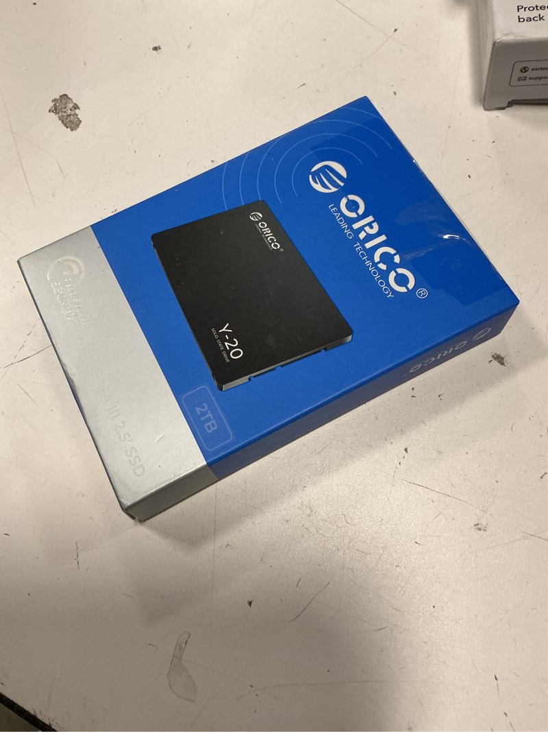 Condition photo showing New/Like New for orico 2tb sata ssd 2.5 inch internal solid state drive, read speed up to 500mb/s, sata iii 6gbps for desktop laptop nas diy external drive - y20