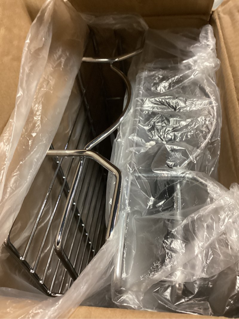 Condition photo showing Good Condition for OCG 2 Tier Pull Out Cabinet Organizer (12.5" W x 18" D), Pull Out Drawers for Kitchen Cabinets, Pull Out Shelves for Base Cabinet Organization in Kitchen Bathroom Pantry, Chrome Finish 12.5"W x 18"D