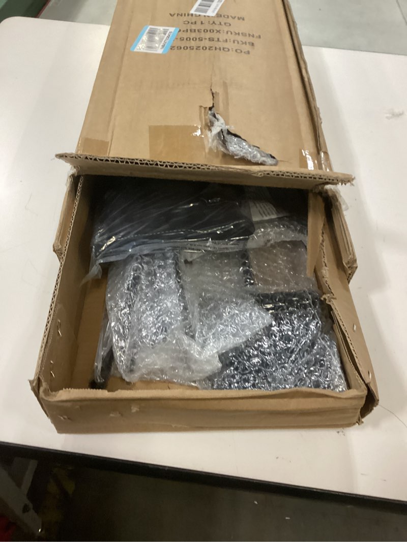 Condition photo showing New/Like New for Lichamp Fireplace Tools Set, 5-Pieces Indoor Outdoor Sturdy Fire Place Poker Sets with Retro Handle and Heat Resistant Leather Gloves, FTS55BK