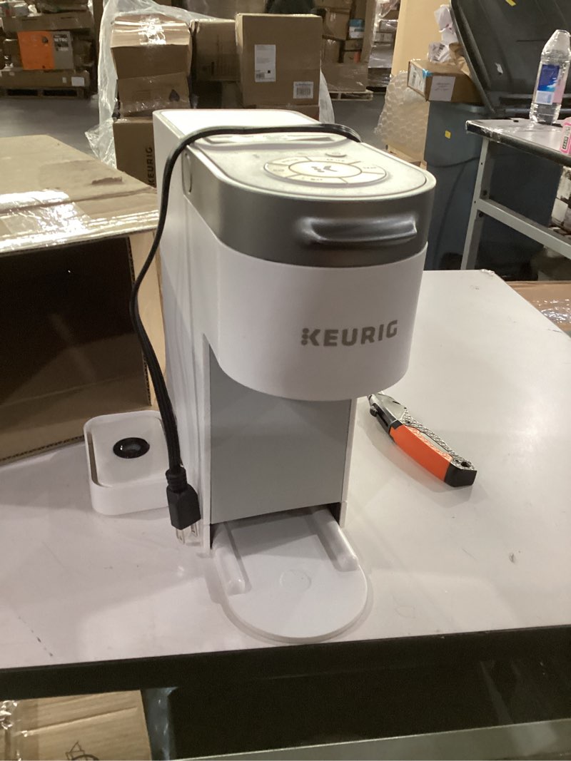Condition photo showing As Is for Keurig K-Supreme Single Serve K-Cup Pod Coffee Maker, MultiStream Technology, 4 Brew Sizes, 66oz Dual-Position Removable Reservoir, White White Coffee Maker