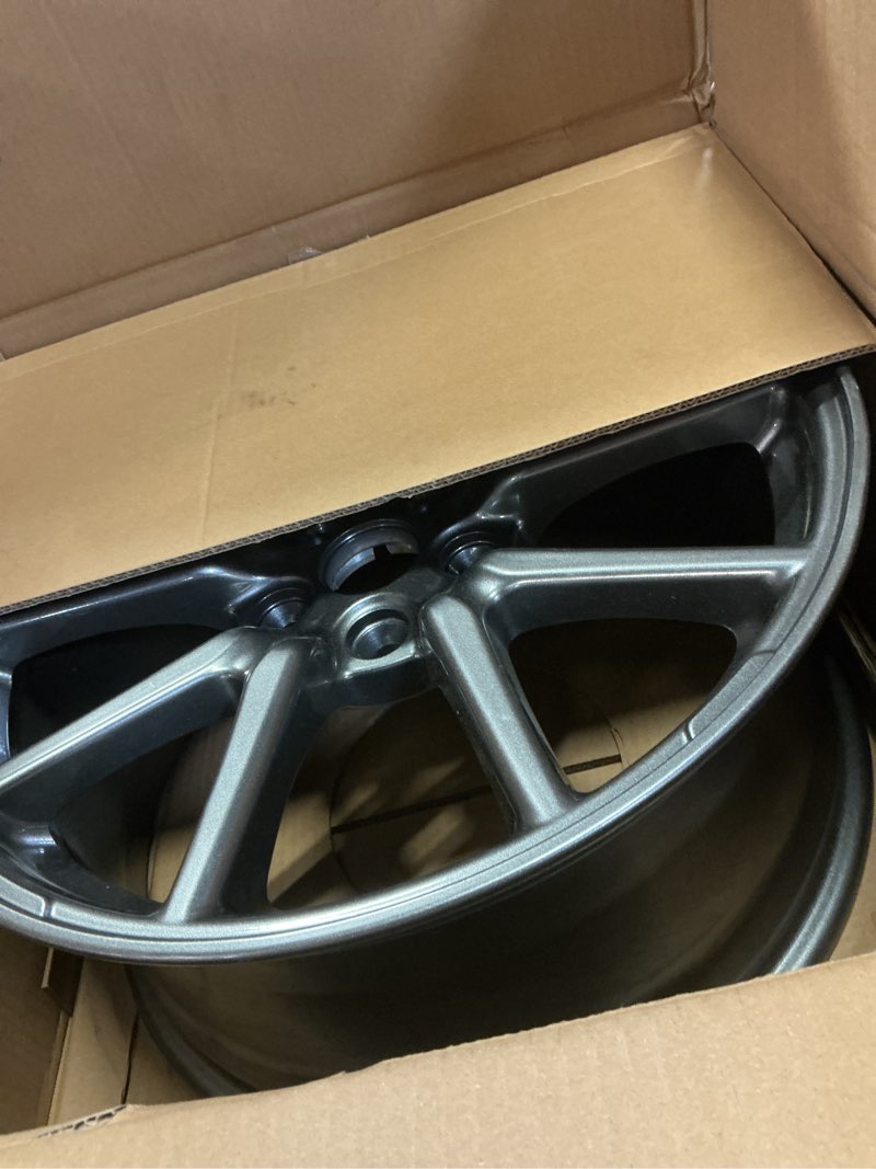 Condition photo showing Good Condition for New 18 Inch Rim Wheel For Tesla Model 3 | OEM Style Aluminum Alloy for 2017 2018 2019 2020 Models | 18x8.5" | Direct Fit - OE Factory Rim for 104422100A 104422100B 104422100C Replacement Rims