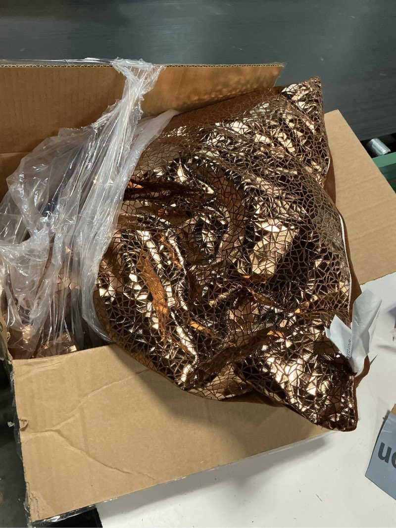 Condition photo showing Good Condition for riverbrook home zippered cushion cover pillow with removable soft angel hair filler, harmony - brown, 22 x 22-inch removable soft angel hair filler brown 22x22-inch