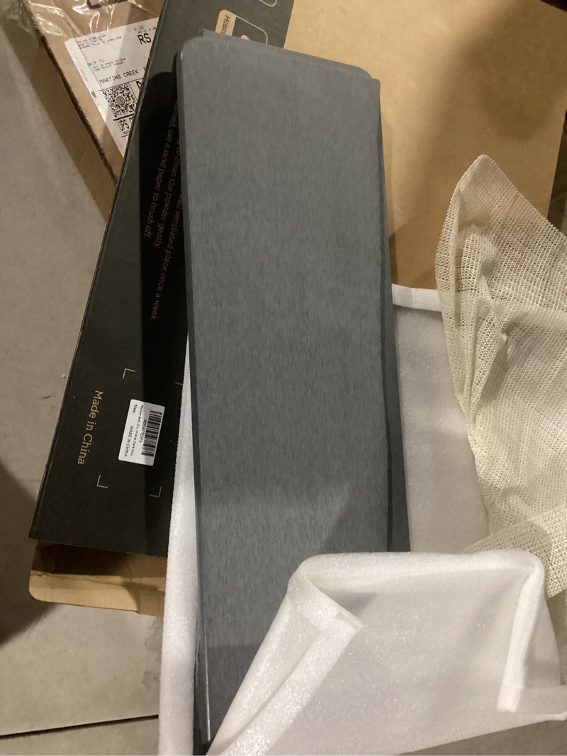 Condition photo showing Good Condition for stone bath mat, dries quickly, non-slip diatomaceous earth bath mats for bathroom, super absorbent stone shower mat, easy to clean, 23.5" x 15.5" dark gray