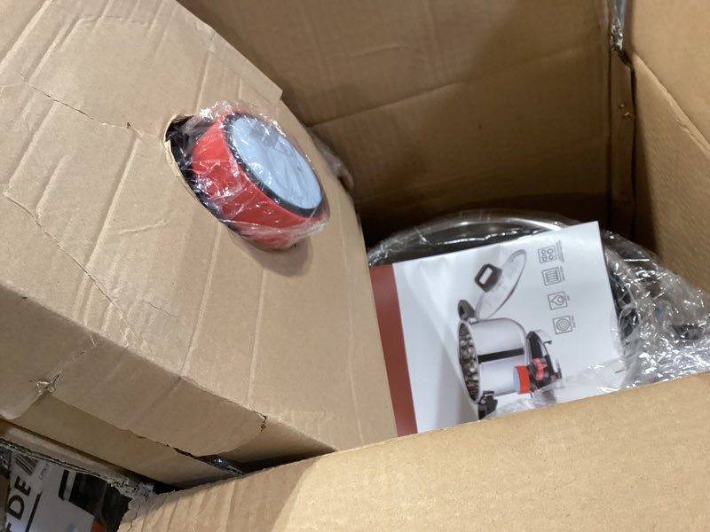 Condition photo showing Good Condition for 3-in-1 stainless steel pressure cooker 6.3 quart: [save 70% time] [3 psi settings], one-hand locking, induction compatible, glass lid & steamer rack included, olla de presion