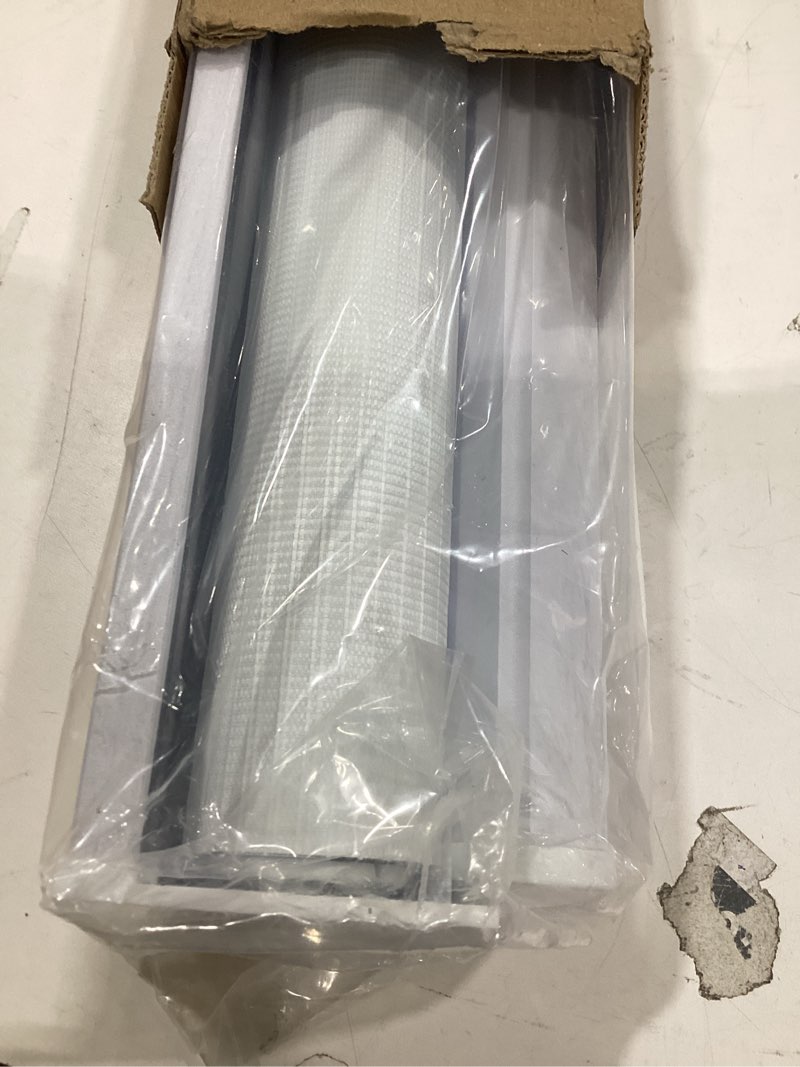 Condition photo showing New/Like New for joydeco cordless zebra blinds (pro), dual layer light control zebra blinds for windows, light-proof aluminum cover, free-stop roller shades for home & office (white, 37" w x 75" h) white 37"w x 75"h